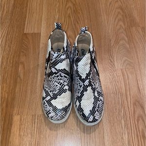 Snake skin sneakers